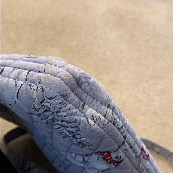Vera Bradley Quilted Gray Crossbody Bag with Polar Bear Print - Picture 14 of 15